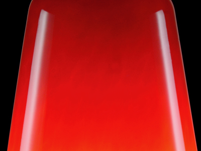 Red teardrop pendant lamp - detail