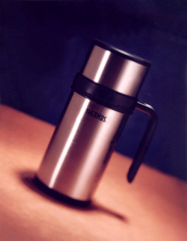 Large format 4x5 view camera color proof polaroid. 35mm color negative and hand printed color print.