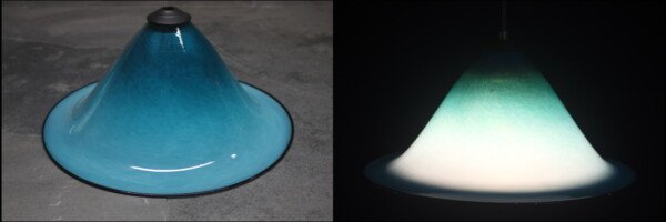 Turquoise torchiere #30