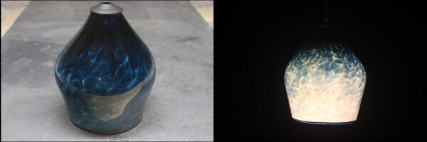 Dark turquoise pendant #35