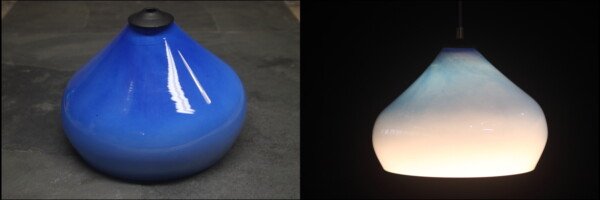 Blue pendant #40