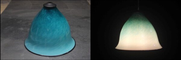 Turquoise bell pendant #5